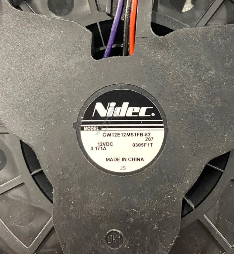 Gorenje GW12E12MS1FB-52 FAN NIDEC GW12E12MS1FB-52Z07 Lüftermotor 799030