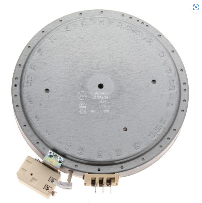 Bauknecht Kochplatte 180mm 1700W C00327197 481225998566 Original